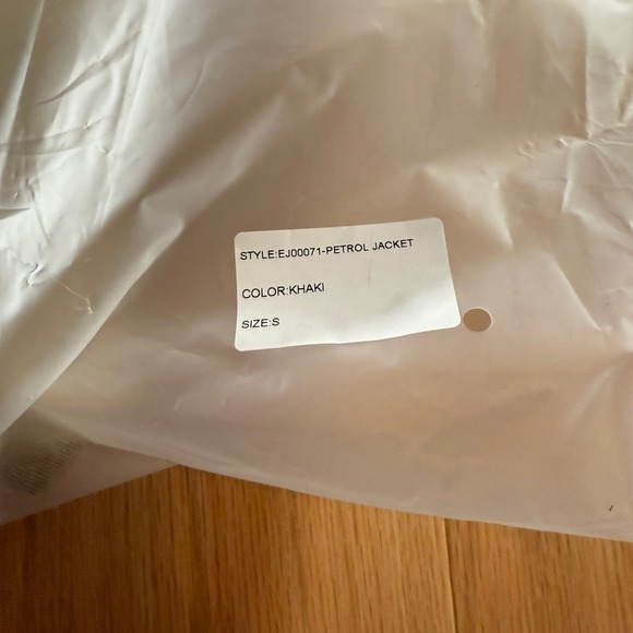 Elwood Petrol Workwear Cropped Jacket Khaki Tan Adult Small NWT - Picture 11 of 13